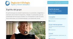 Desktop Screenshot of deglucionydisfagia.org